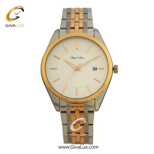 ساعت مچی اورجینال مردانه LdA | لوئیجی د آنا | Luigi d'Ana رزگلد-نقره ای | رزگلد-نقره ای| سفید| کد رفرنس 2360